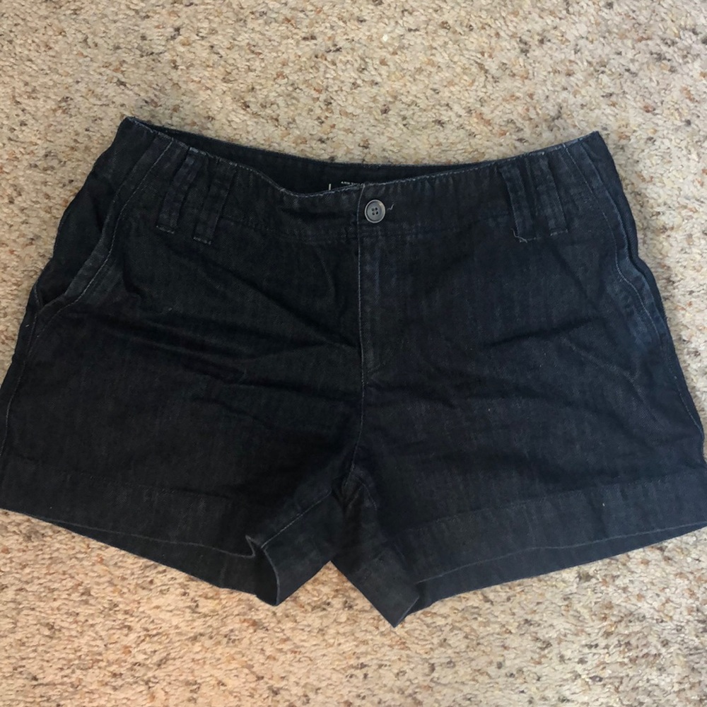 LOFT Dark Denim Shorts